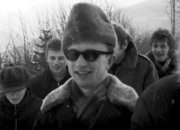 W okularach Jacek Jabłoński; w głębi uśmiechnięty Jarek Filipiak