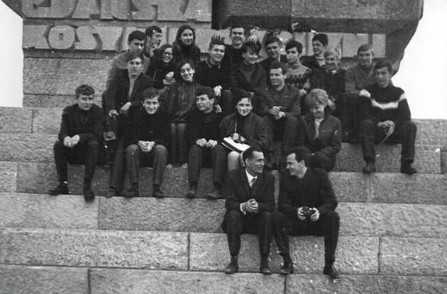 Rybactwo u stóp Pomnika Westerplatte - 1970