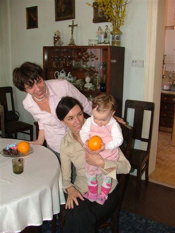 Jolanta Kurzawska z córka i wnuczką - Leszno