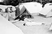 Obóz NKE - pole namiotowe