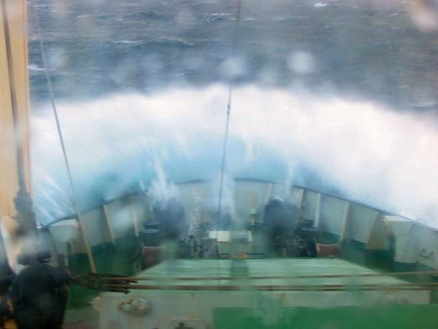 Gniew oceanu łowiska Nowej Zelandii Altair II 2006