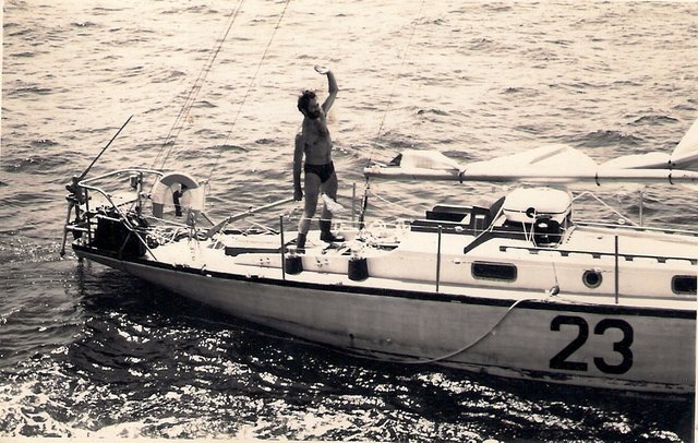 m/t Korwin -1972 Spotkanie z Puchalskim - Atlantyk-regaty