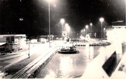 Kanał Panamski nocą – Przejście w drodze na Morze Beringa – Admirał Arciszewski – rok 1989